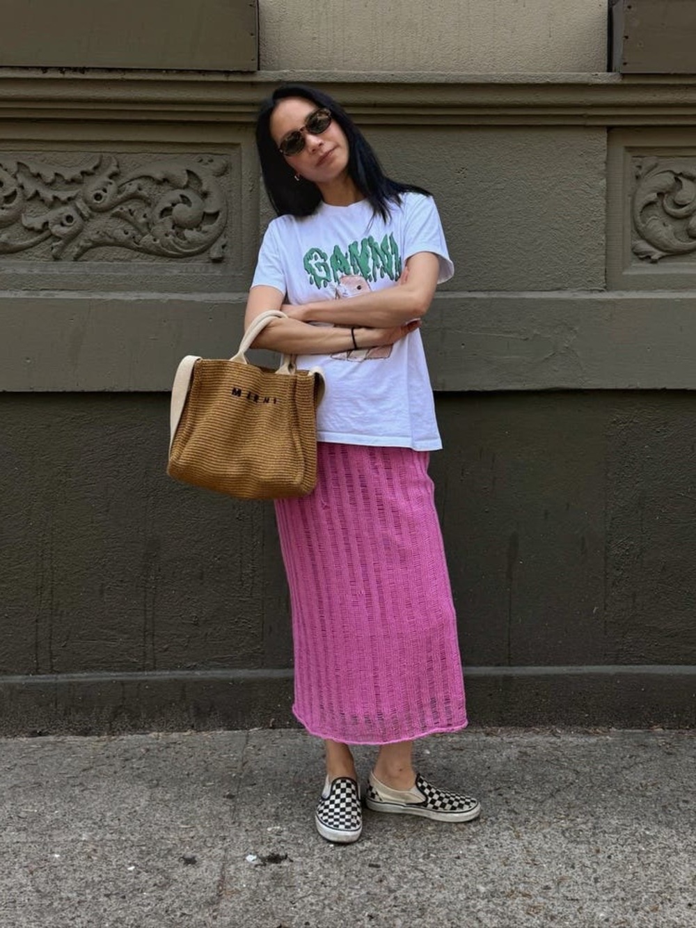 MARNI Small Basket Tote